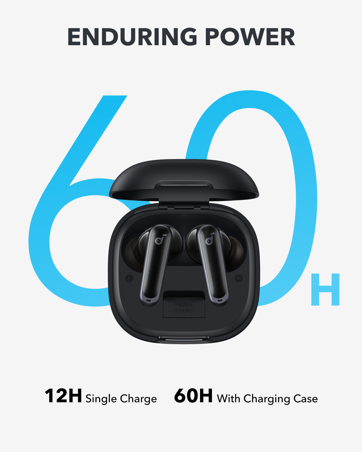 soundcore P40i | Noise Cancelling Earbuds, 2-in-1 Charging Case and Phone Stand
