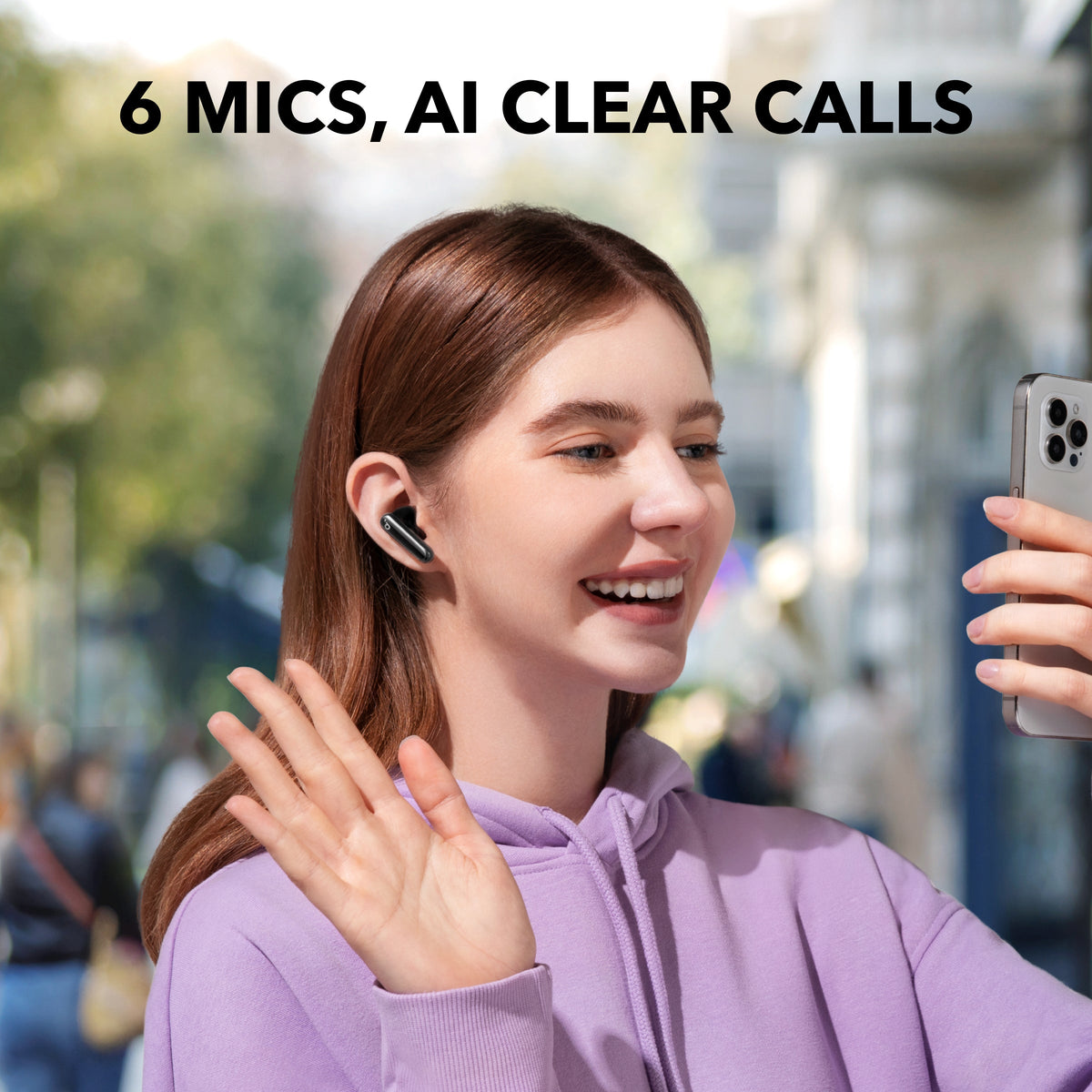 soundcore P40i | Noise Cancelling Earbuds, 2-in-1 Charging Case and Phone Stand