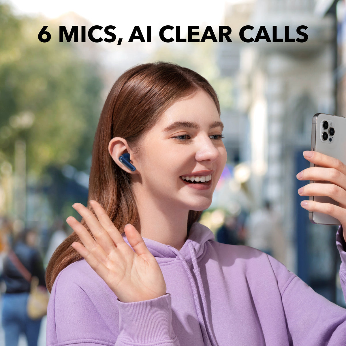 soundcore P40i | Noise Cancelling Earbuds, 2-in-1 Charging Case and Phone Stand