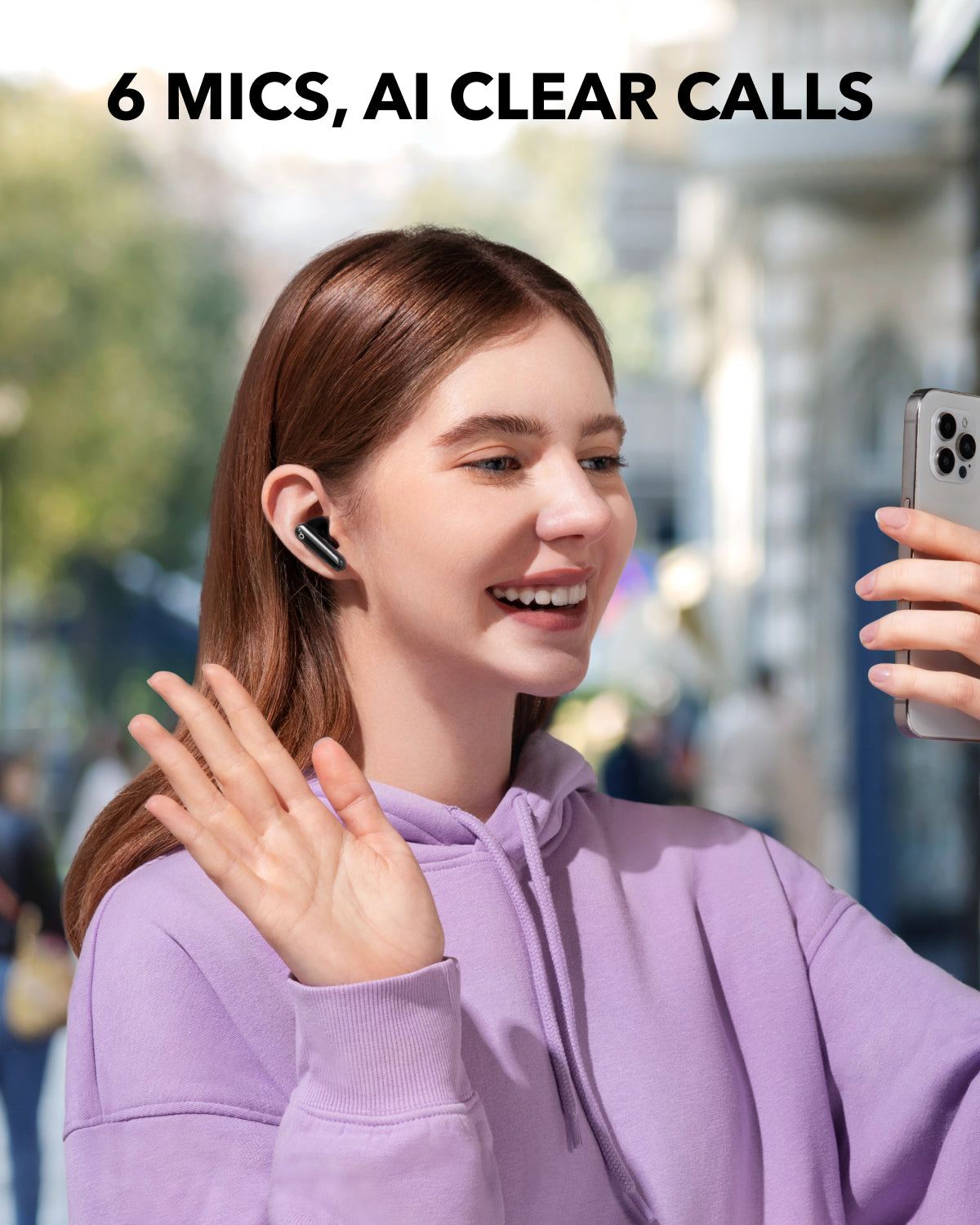 soundcore P40i | Noise Cancelling Earbuds, 2-in-1 Charging Case and Phone Stand