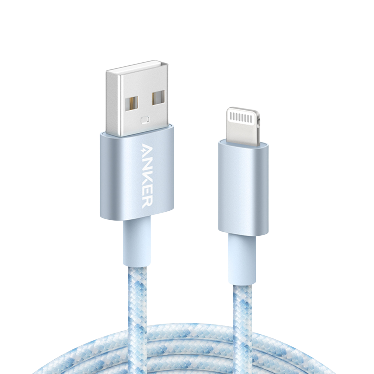 Anker <b>331</b> USB-A to Lightning Cable (1.8m Nylon), MFi Certified