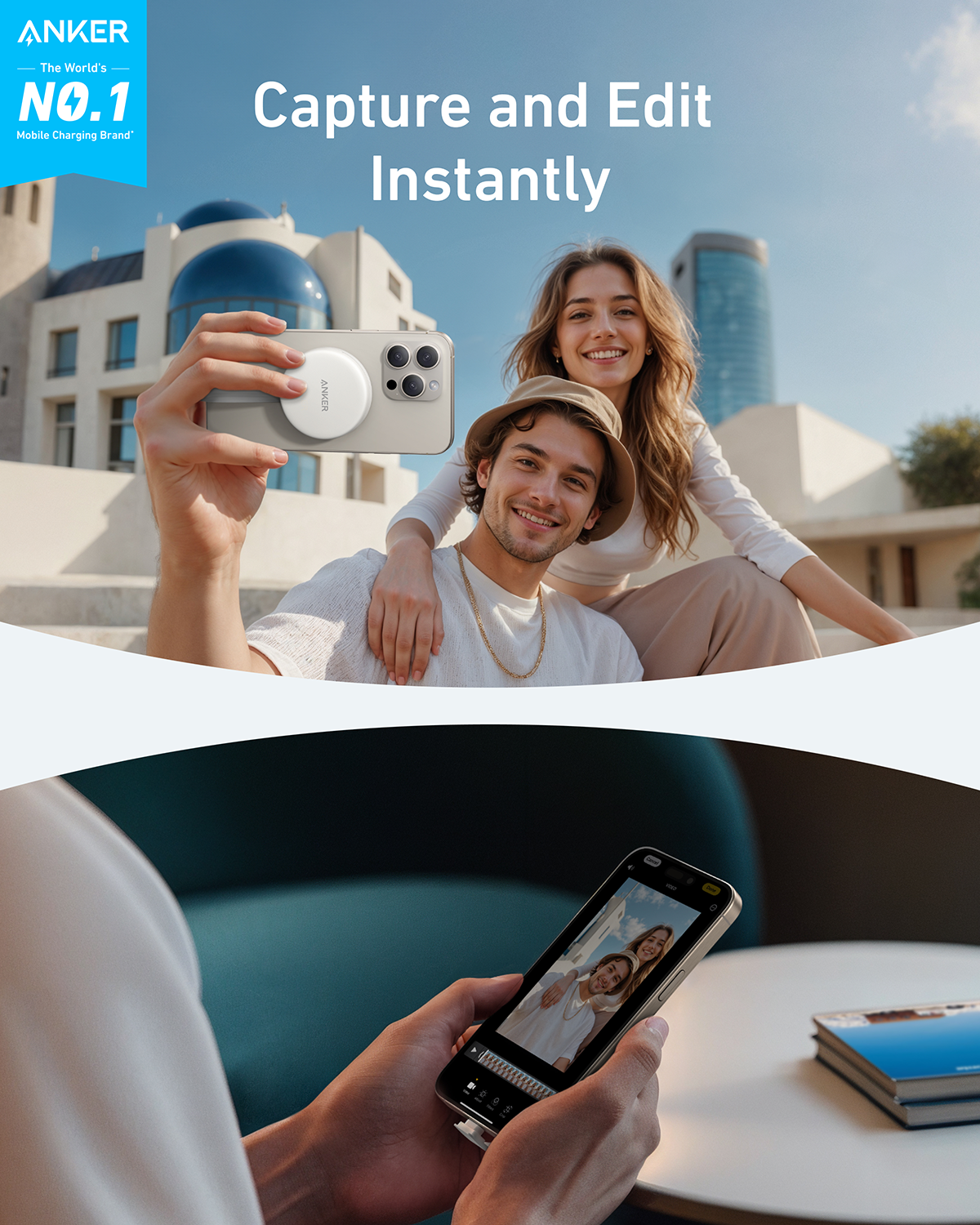 Anker MagGo USB-C Adapter (3-in-1, 10Gbps, For iPhone)Members