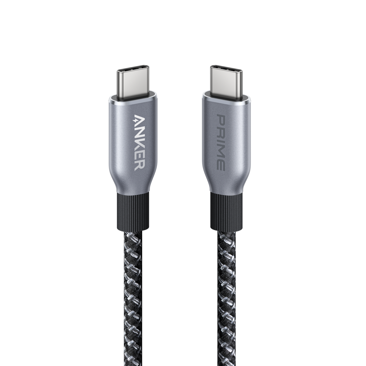 Anker <b>715</b> Charger (Nano II 65W) with 3 ft USB-C to USB-C Cable (240W, Upcycled-Braided)