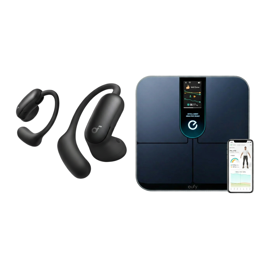 soundcore AeroFit 2 Pro Earbuds & eufy Smart Scale P3