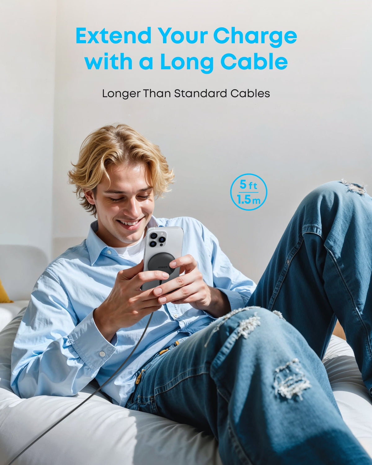 Anker Zolo MagSafe-Compatible Wireless Charging Pad