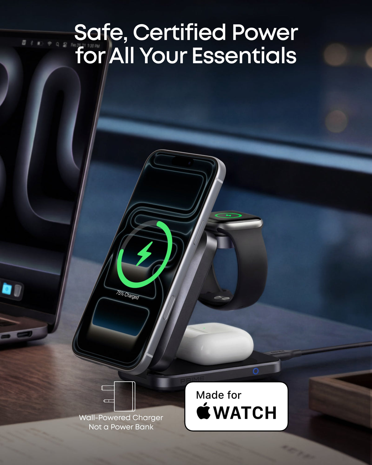 Anker Prime Wireless Charging Station (3-in-1, MagGo, AirCool, Foldable)