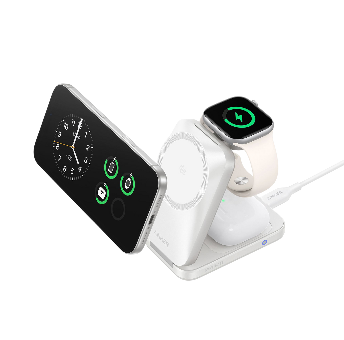 Anker Prime Wireless Charging Station (3-in-1, MagGo, AirCool, Foldable)
