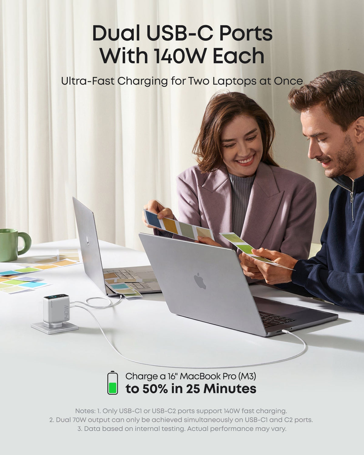 Anker Laptop Power Bank (25K, 165W, Retractable Cables) + Anker Laptop Charger (140W, 4-Port, PD 3.1) + Anker Nano Power Bank (10K, 45W, Retractable Cable)