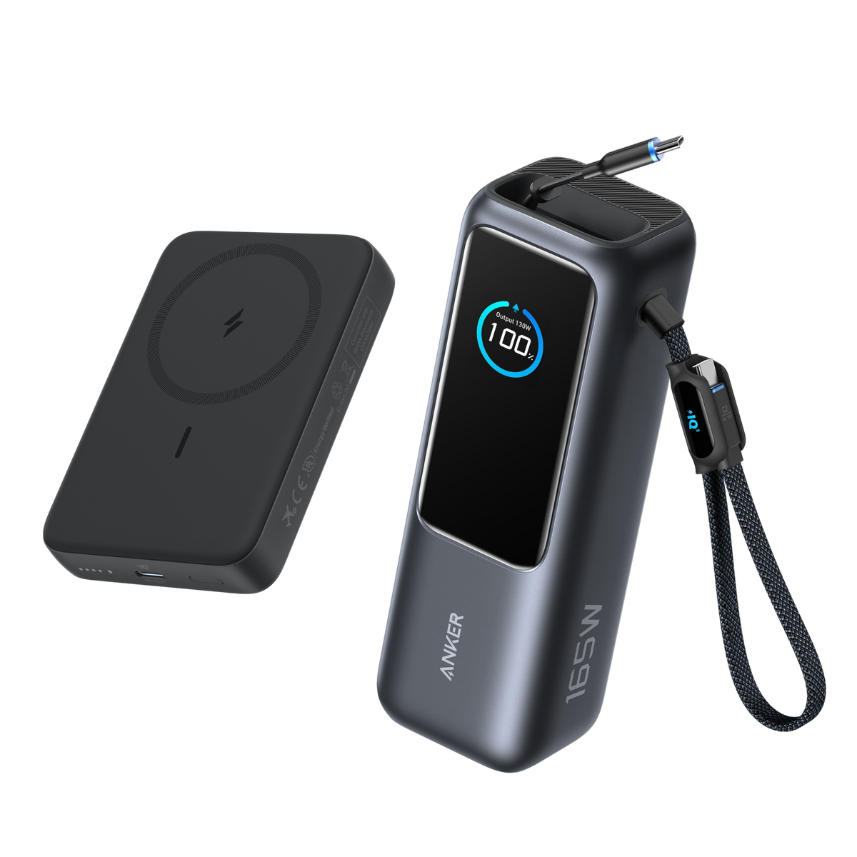 Anker Laptop Power Bank (25K, 165W) + Anker MagGo Power Bank (10K, 15W Wireless)