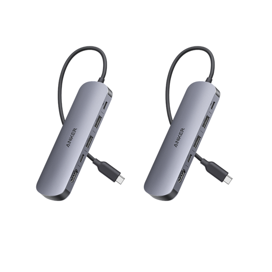 Anker USB C Hub, 7-in-1 Multi-Port USB Adapter for Laptops｜2-Pack