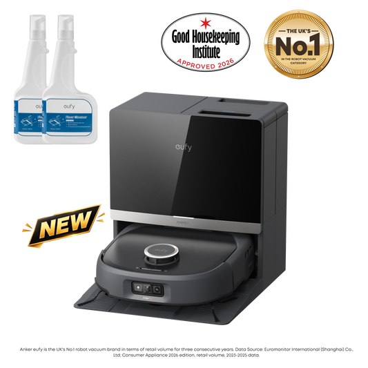 eufy Omni E35 Robot Vacuum and Mop with 2 Floor Cleaners