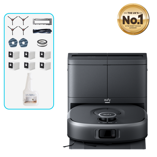 Anker eufy C30 Robot Vacuum and Mop Combo with Replacement Kit and 1 Floor Cleaning Solution