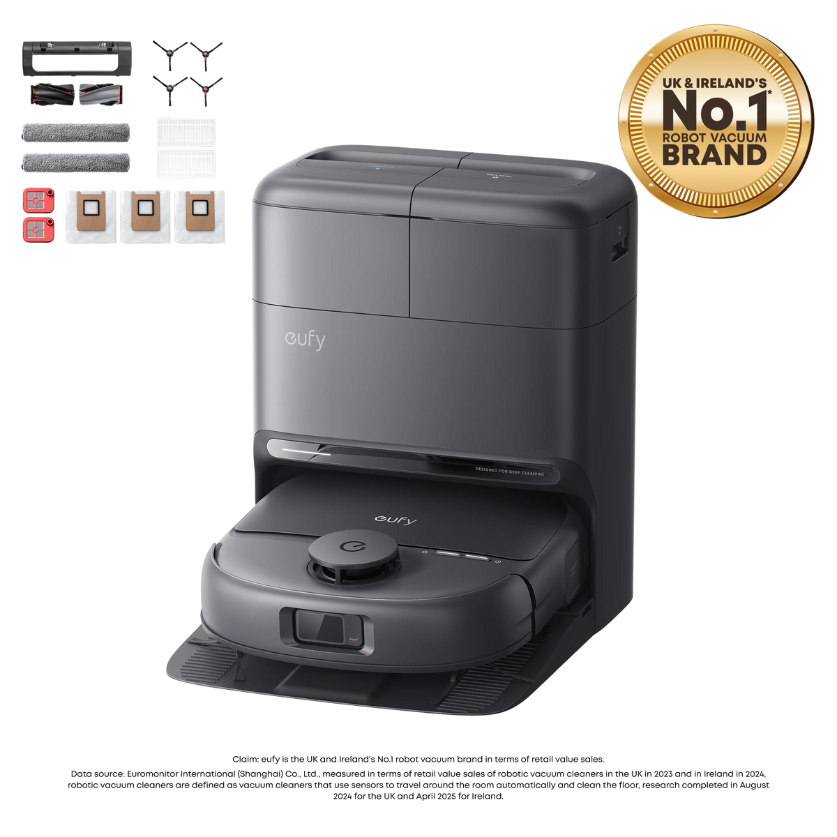 eufy Omni C28 Robot Vacuum and Mop with eufy Replacement Kit