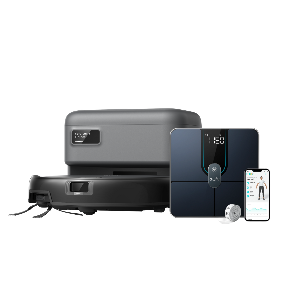eufy Robot Vacuum C10 + Smart Scale P2 Pro