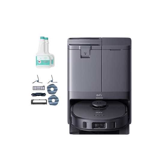 eufy X10 Pro Omni + 2 bottles of eufy Floor Cleaning Solution+Replacement Parts Kit