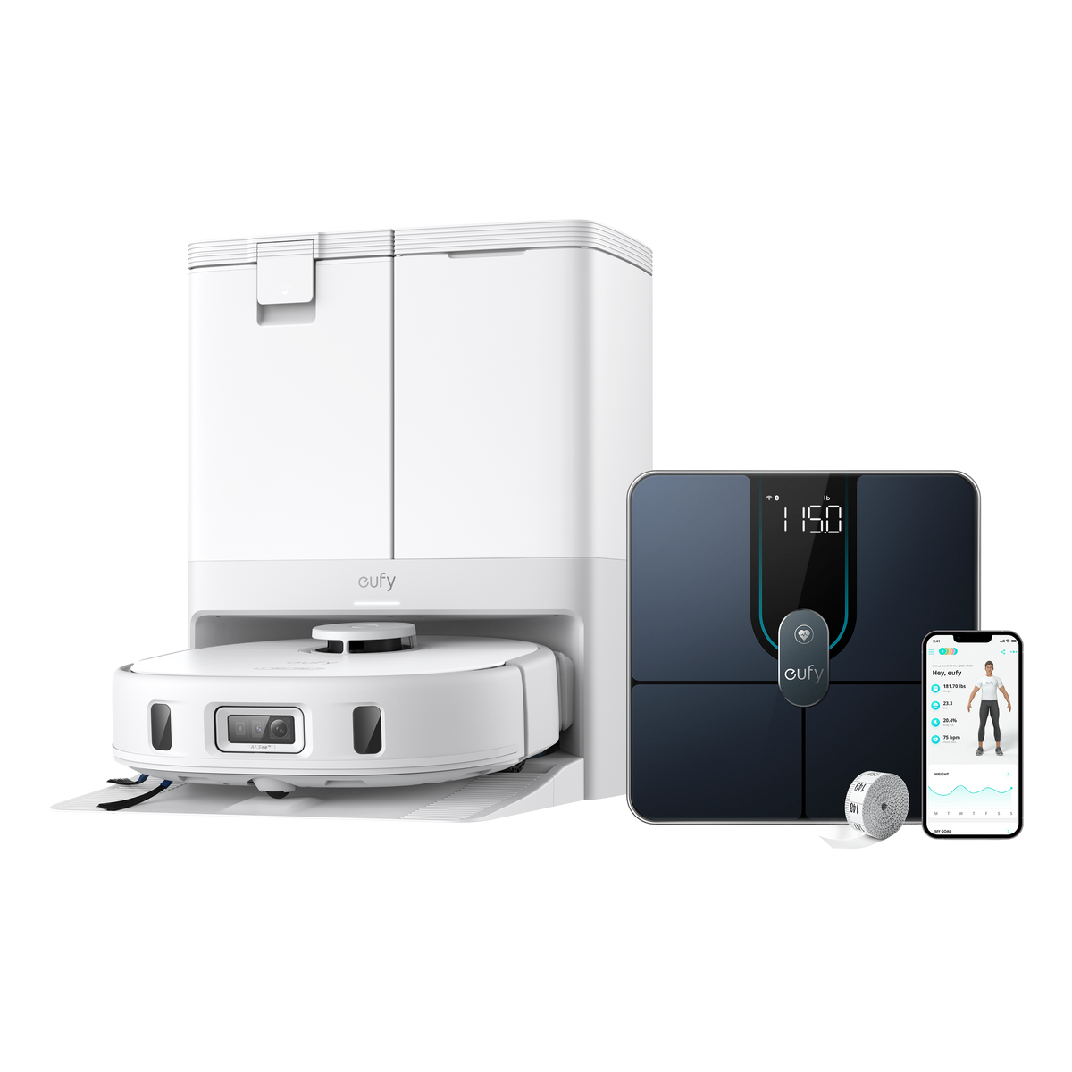 eufy X10 Pro Omni White + Smart Scale P2 Pro