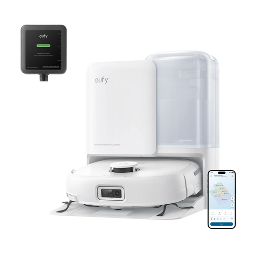 eufy Robot Vacuum Omni E25 White with Floor Cleaner