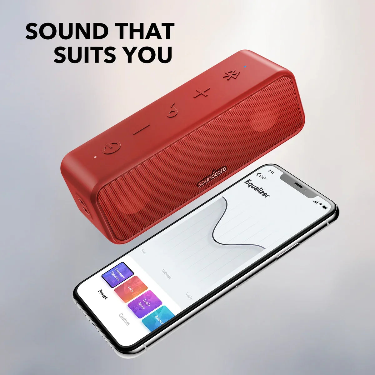 soundcore 3 | Portable Bluetooth Speaker with Stereo Sound, IPX7 Waterproof