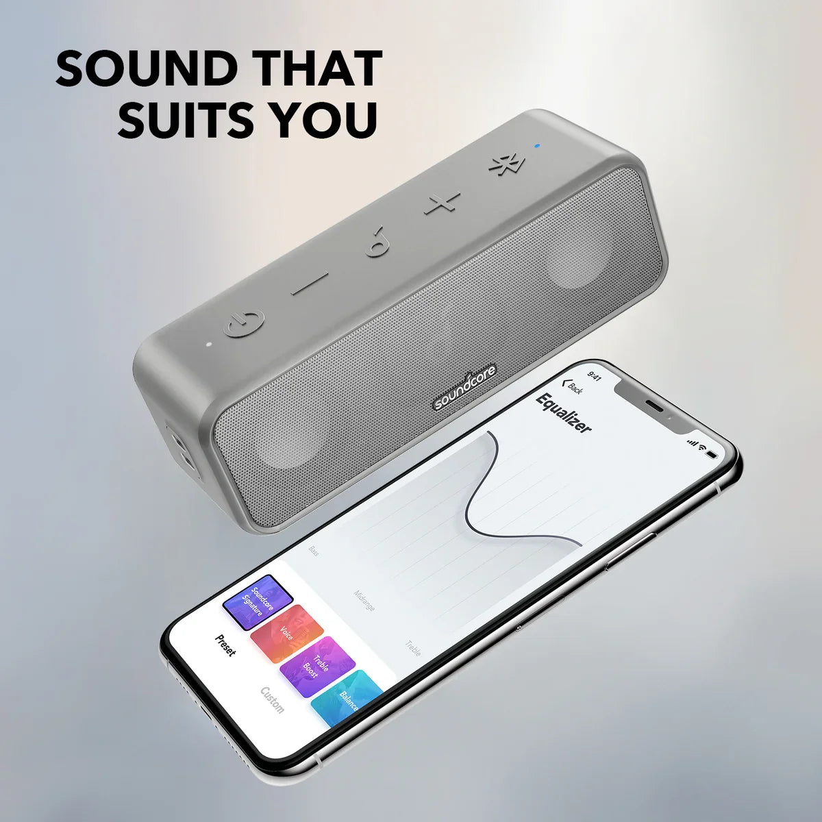 soundcore 3 | Portable Bluetooth Speaker with Stereo Sound, IPX7 Waterproof