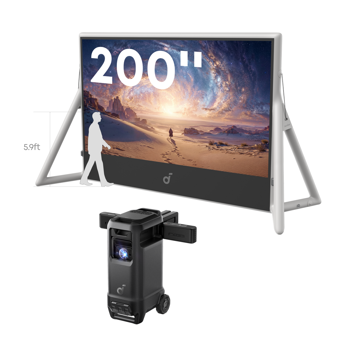 soundcore Nebula 200-Inch Inflatable Projector Screen
