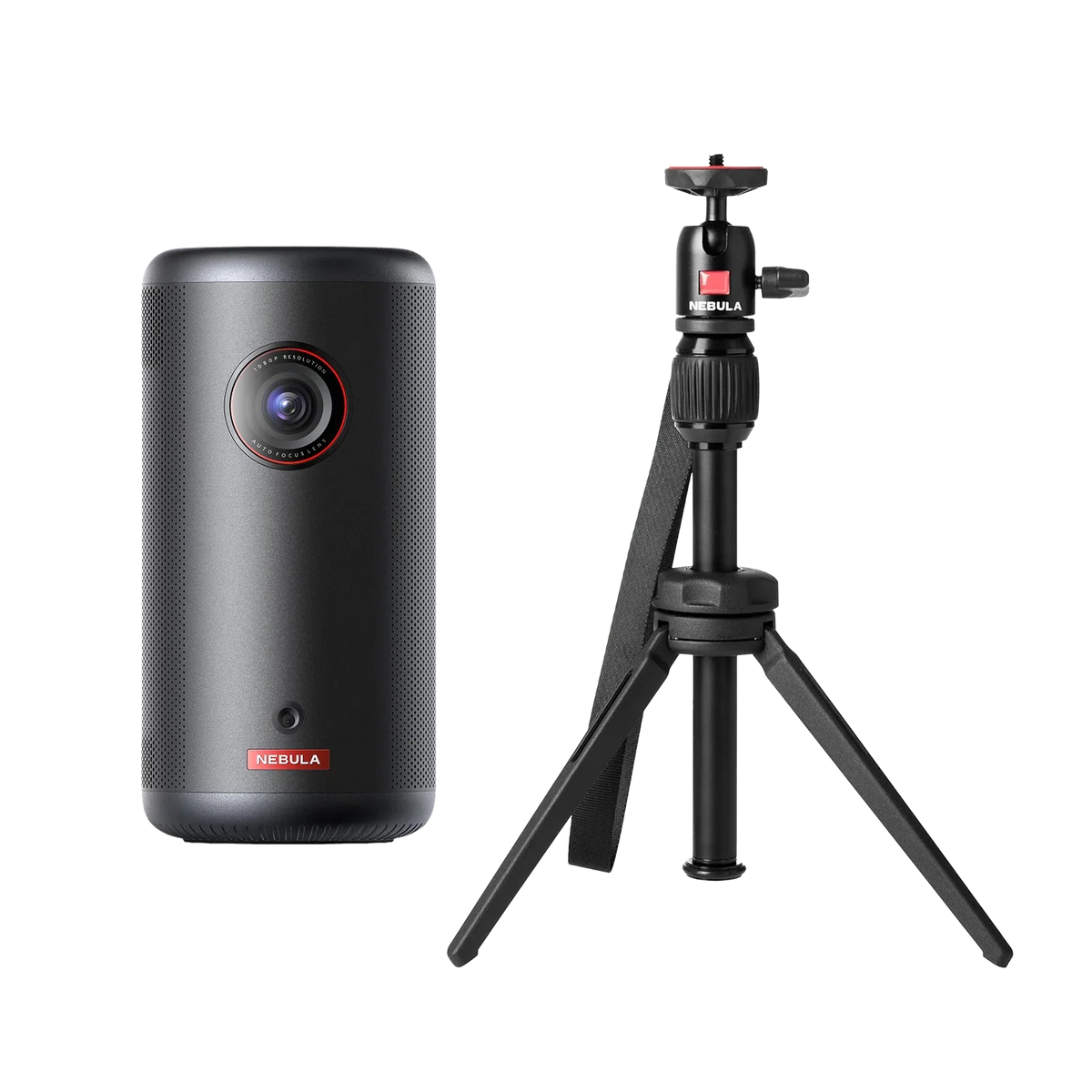 soundcore Nebula Capsule 3 | 1080p Google TV Mini Projector, Built-In Battery