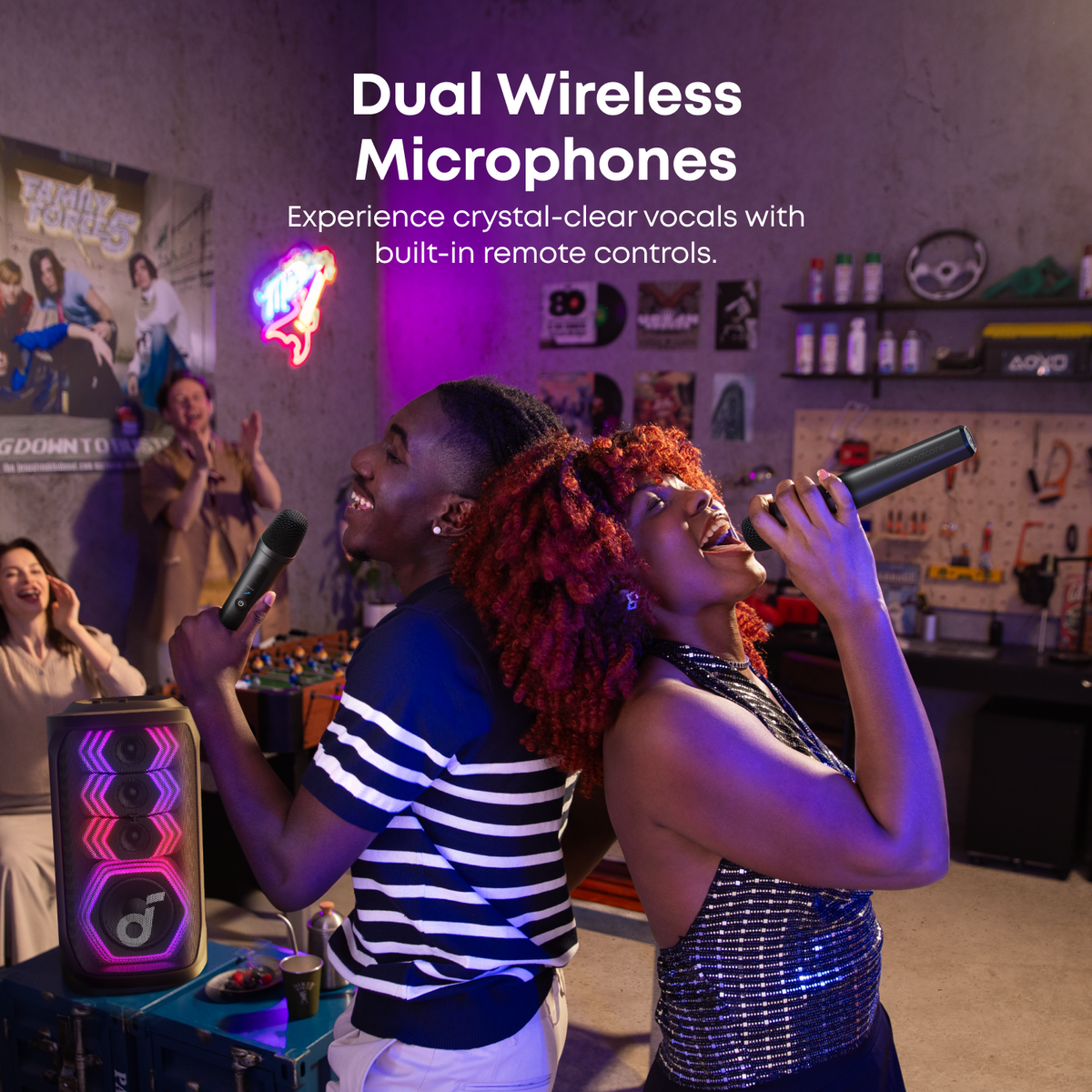 soundcore Rave 3S | AI Karaoke Party Speaker with 200W Sound, Light Show