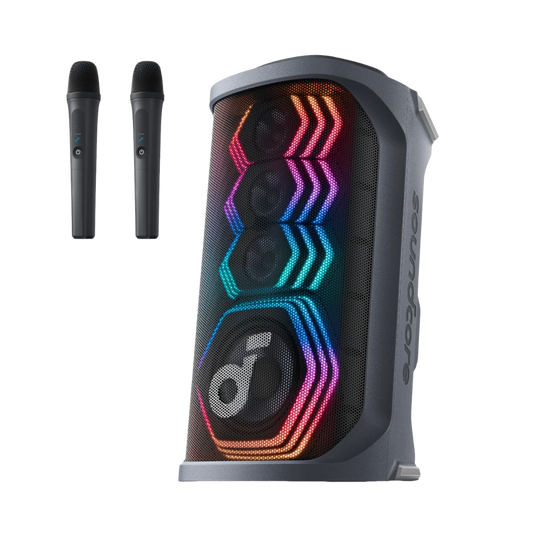 soundcore Rave 3S | AI Karaoke Party Speaker with 200W Sound, Light Show