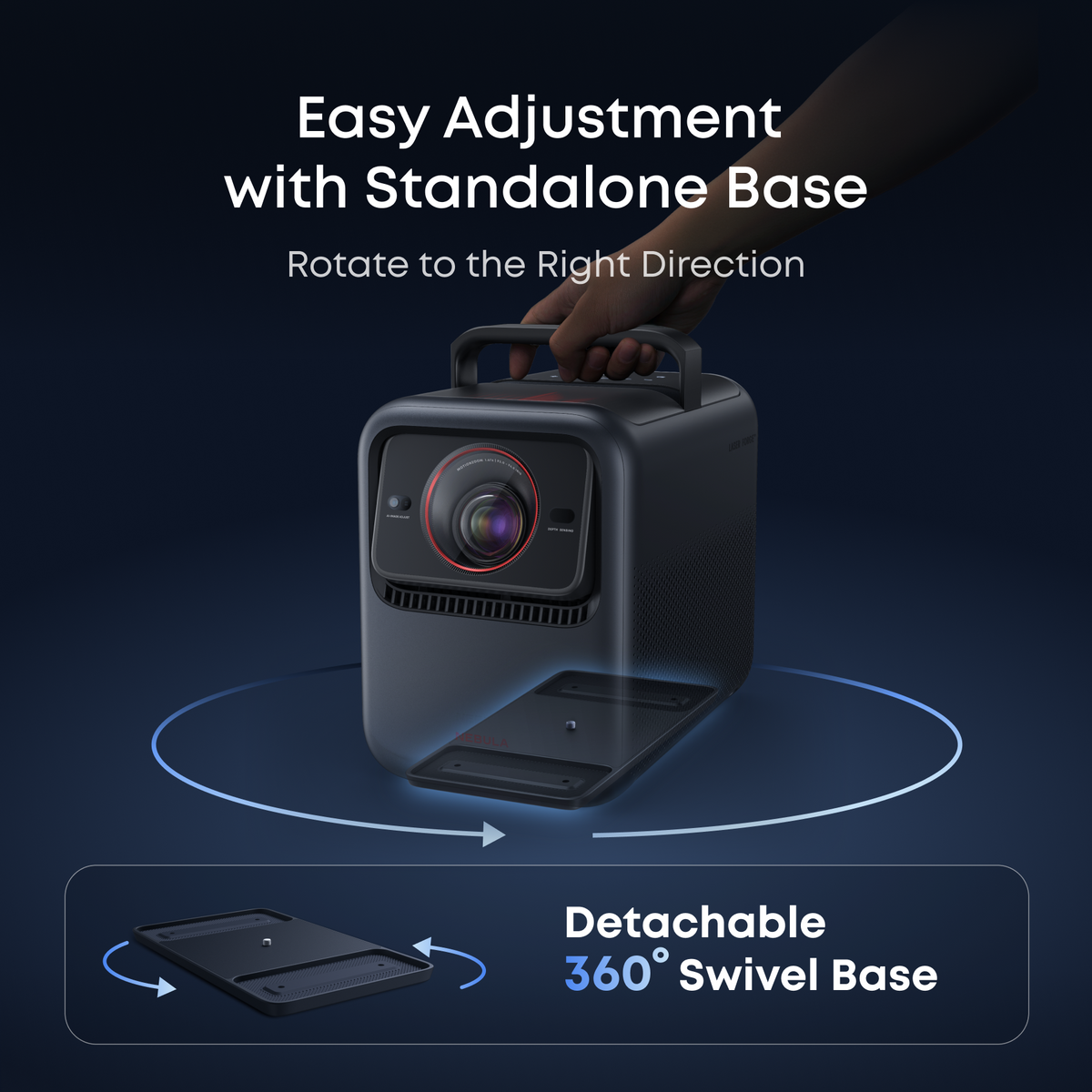 soundcore Nebula X1 | Triple Laser 4K Projector, Portable Home Cinema