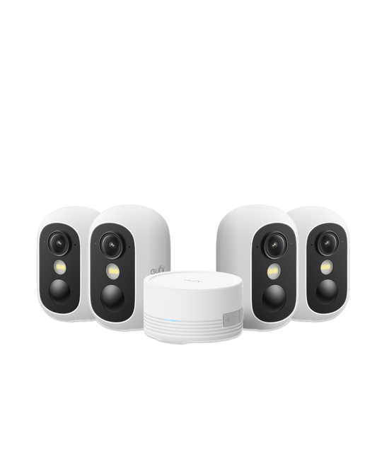 eufyCam C35 4-Cam Kit with HBmini (White)