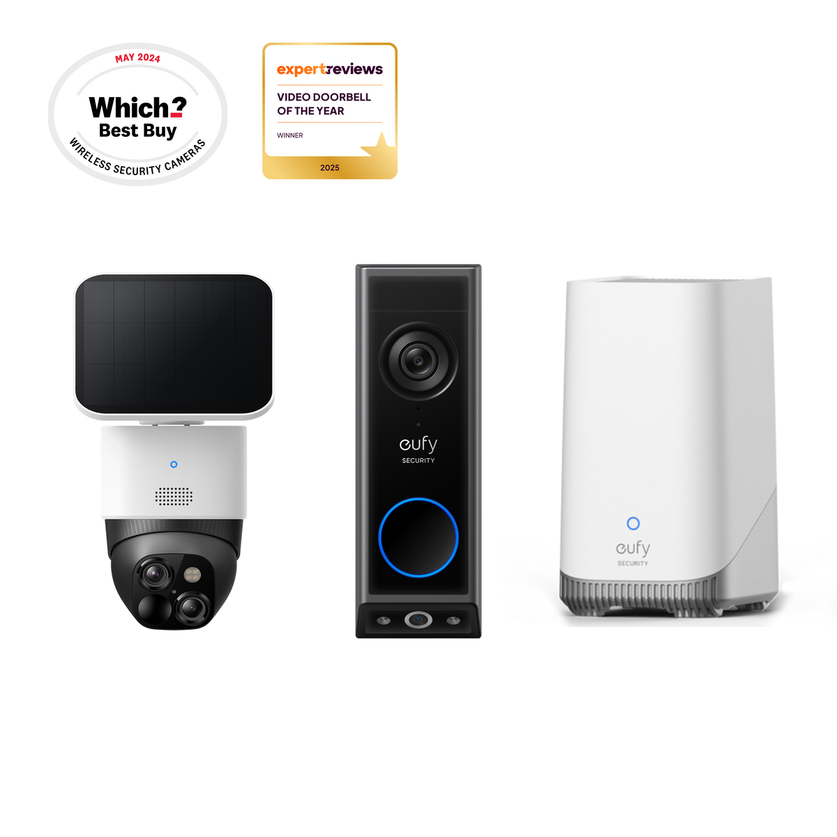 SoloCam S340 + Video Doorbell E340 + HomeBase S380