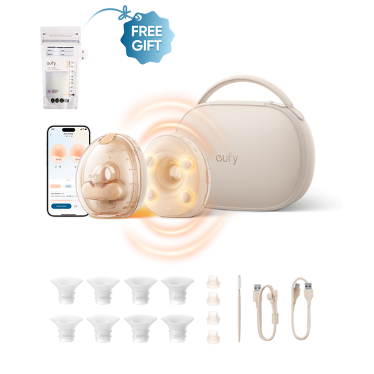 eufy Wearable Breast Pump S2 Pro with Free Milk Bag