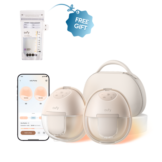 eufy Wearable Breast Pump S1 Pro with Free Milk Bag