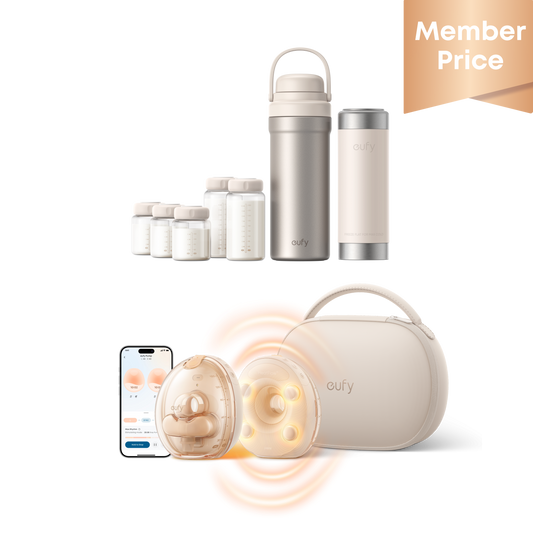 eufy S2 Pro Breast Pump + E10 Portable Milk Cooler