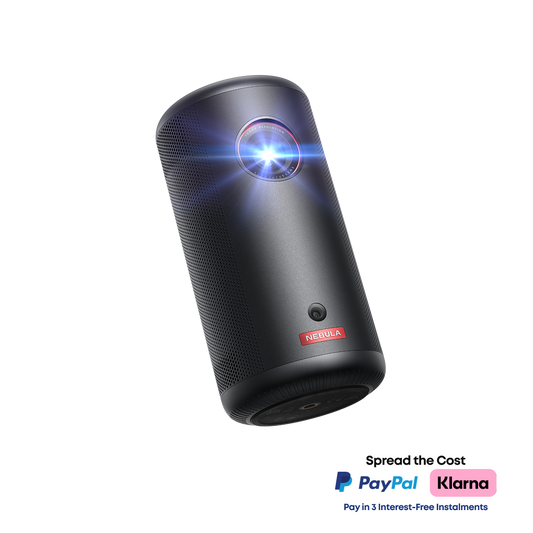 soundcore Nebula Capsule 3 | 1080p Google TV Mini Projector, Built-In Battery