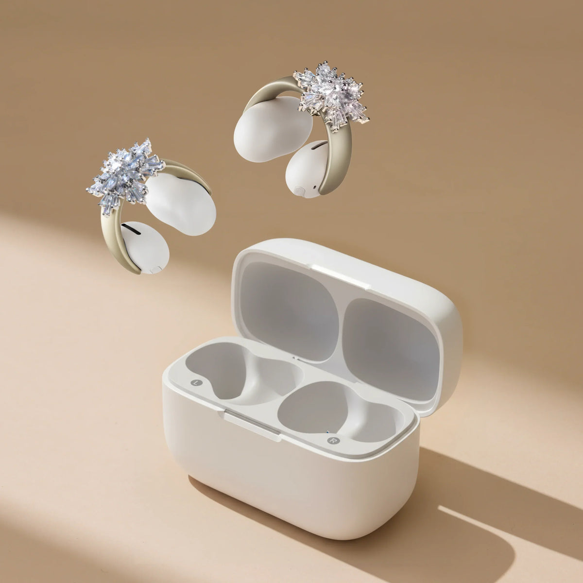 Stylish Snowflake Accessory | Exclusive Design for soundcore AeroClip
