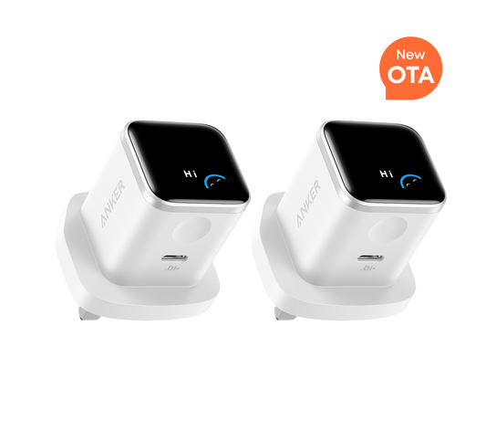 Anker Nano Charger (45W, Smart Display, 2-Pack)
