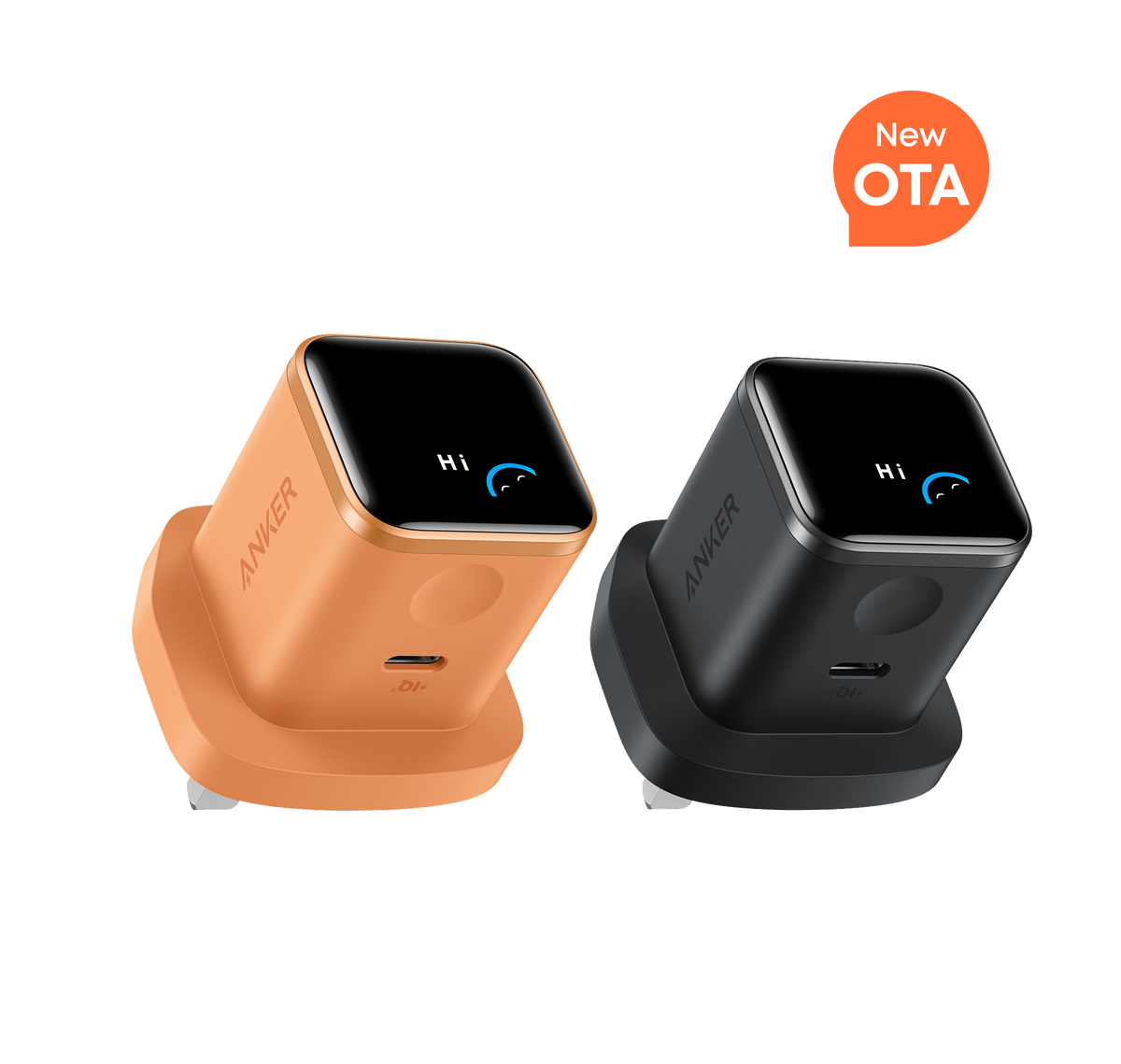 Anker Nano Charger (45W, Smart Display, 2-Pack)