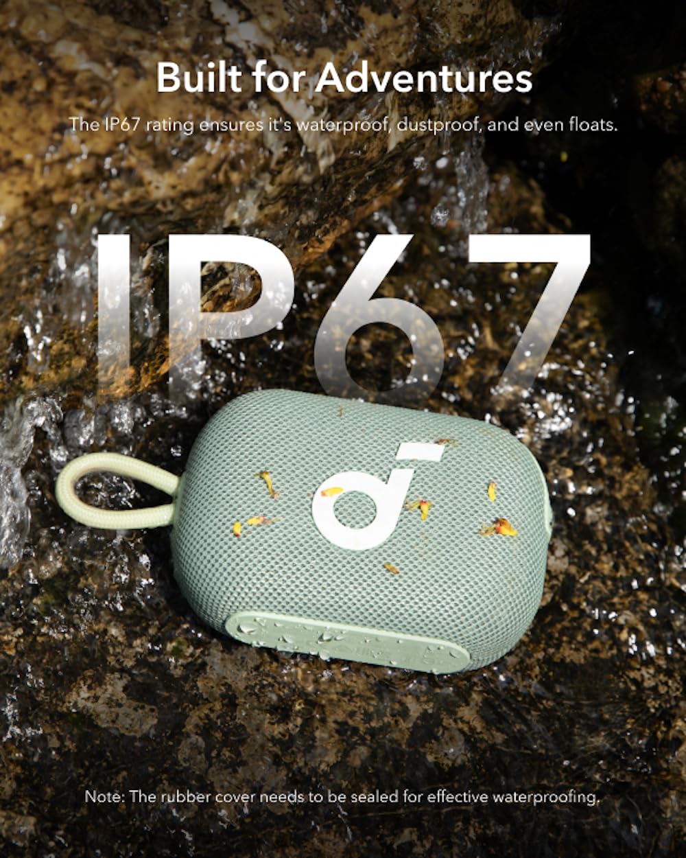 soundcore Select 4 Go | Ultra Portable Bluetooth Speaker, IP67 Waterproof