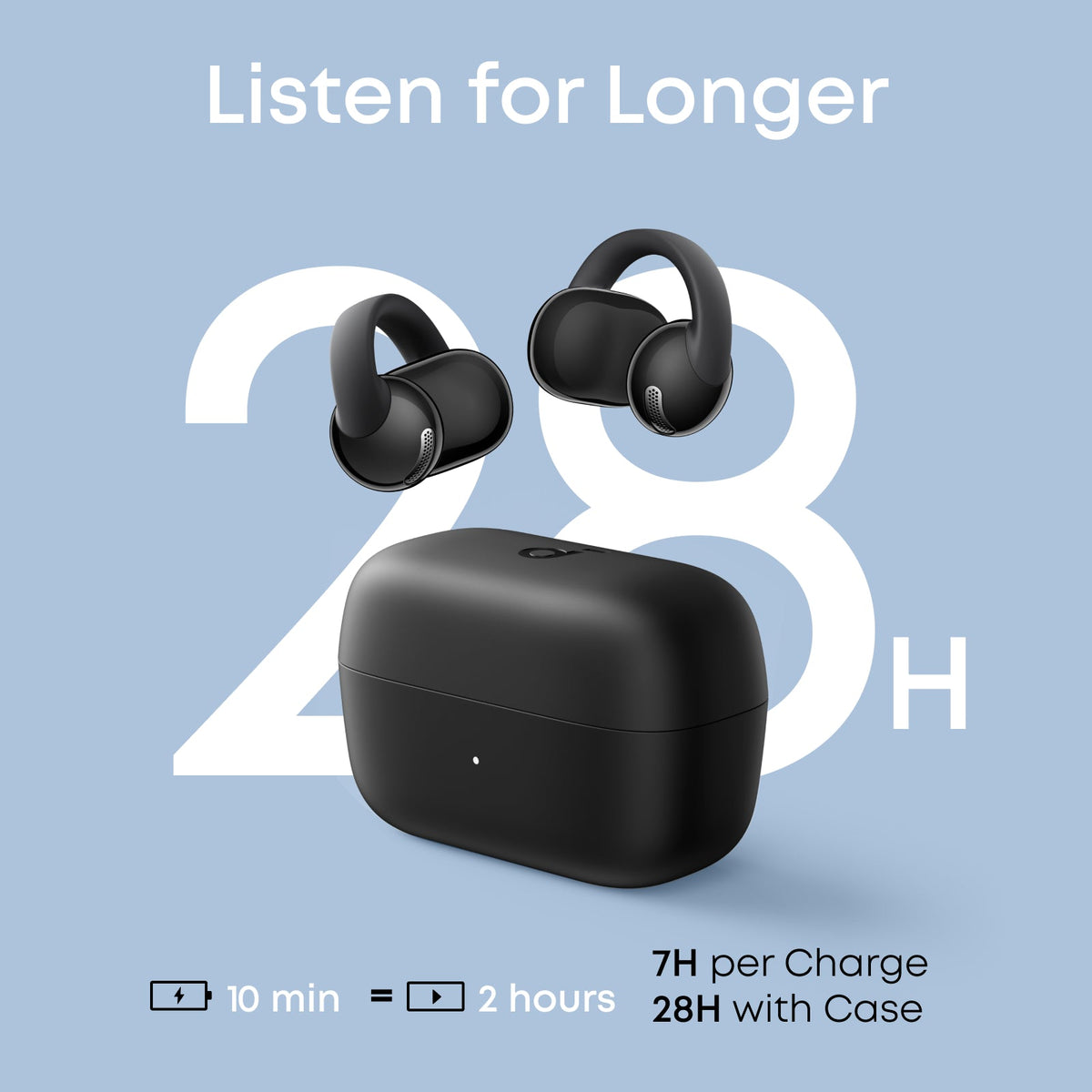 soundcore C50i | Open-Ear Clip-On Earbuds with Adaptive Comfort