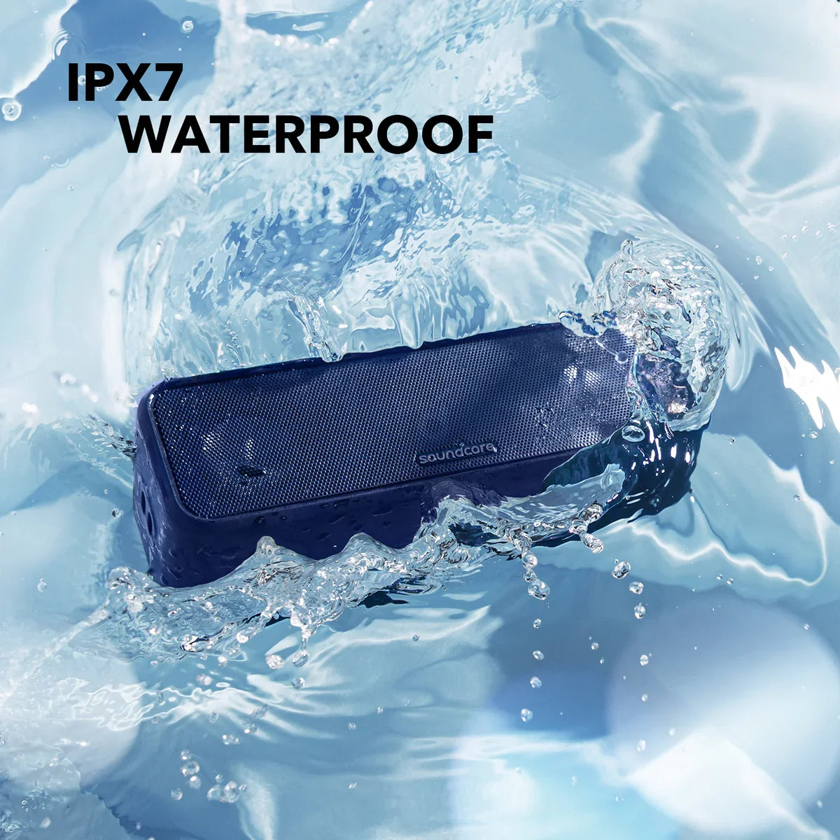 soundcore 3 | Portable Bluetooth Speaker with Stereo Sound, IPX7 Waterproof