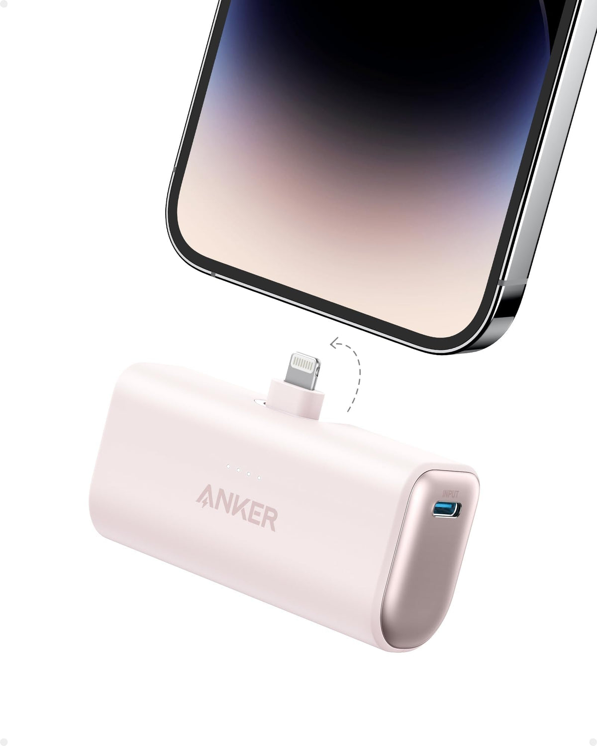 Anker Nano Power Bank, 5,000mAh, Built-In Lightning Connector, MFi Certified