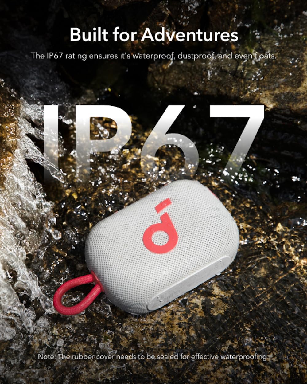 soundcore Select 4 Go | Ultra Portable Bluetooth Speaker, IP67 Waterproof