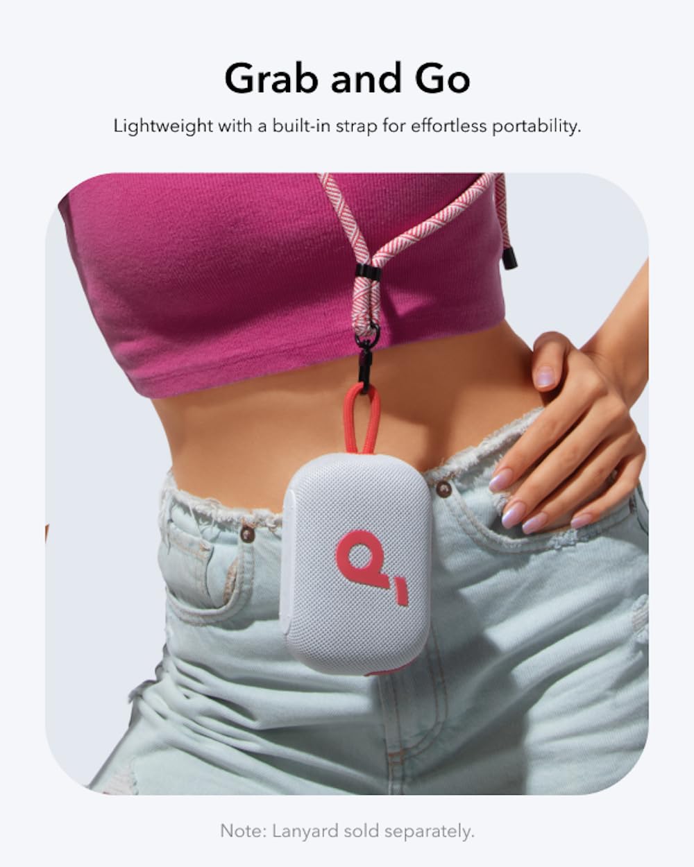 soundcore Select 4 Go | Ultra Portable Bluetooth Speaker, IP67 Waterproof