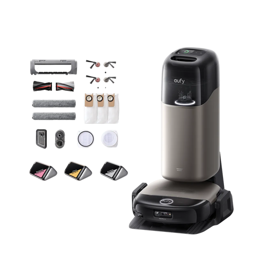 eufy Omni S2 Robot Vacuum and Mop with Replacement Kit and Fragrance Refill