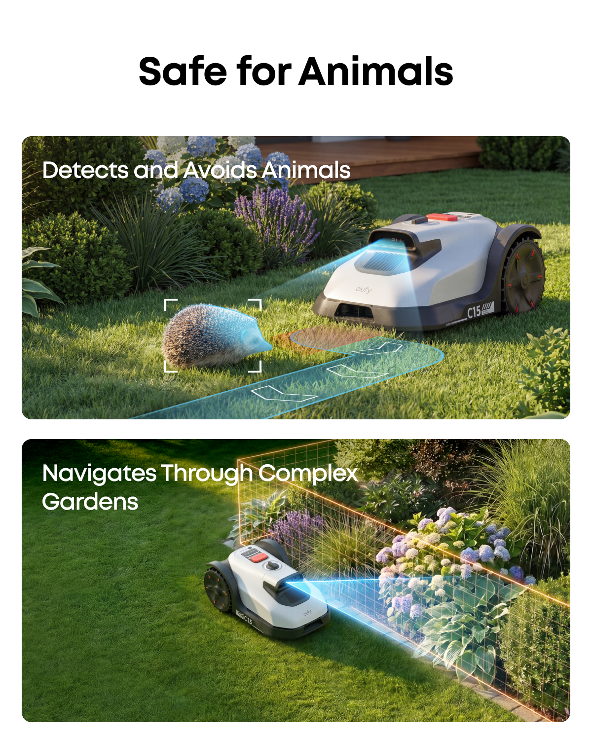 eufyCam S4 and Robot Lawn Mower C15 Bundle