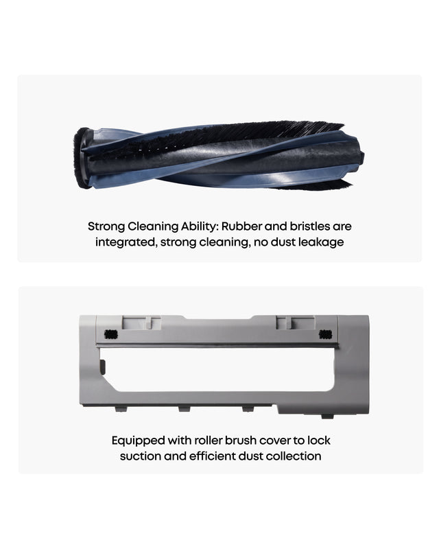 Anker eufy Official Roller Brush and Brush Guard for C30 Edge, C30, 1 Set