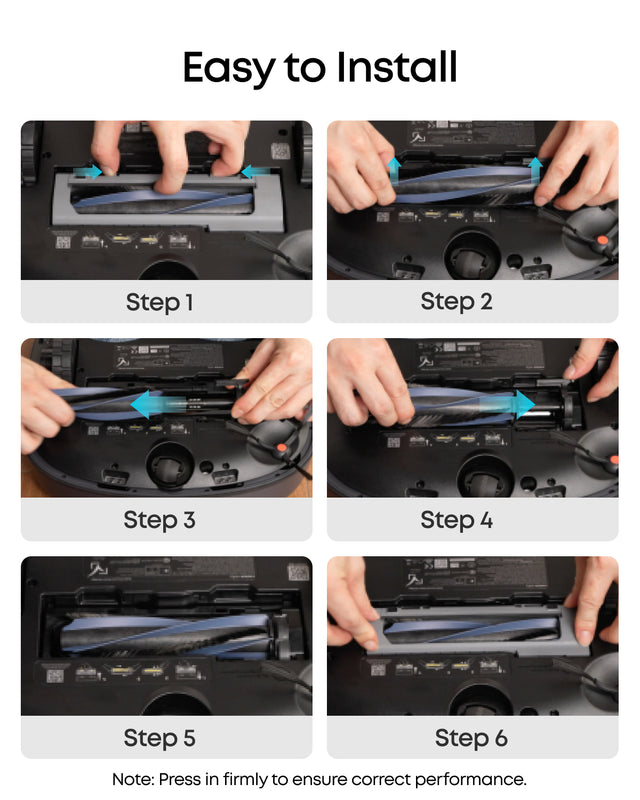 Anker eufy Official Roller Brush and Brush Guard for C30 Edge, C30, 1 Set