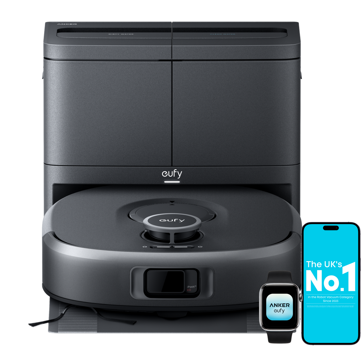 Anker eufy C30 Robot Vacuum and Mop Combo with 1 Floor Cleaning Solution
