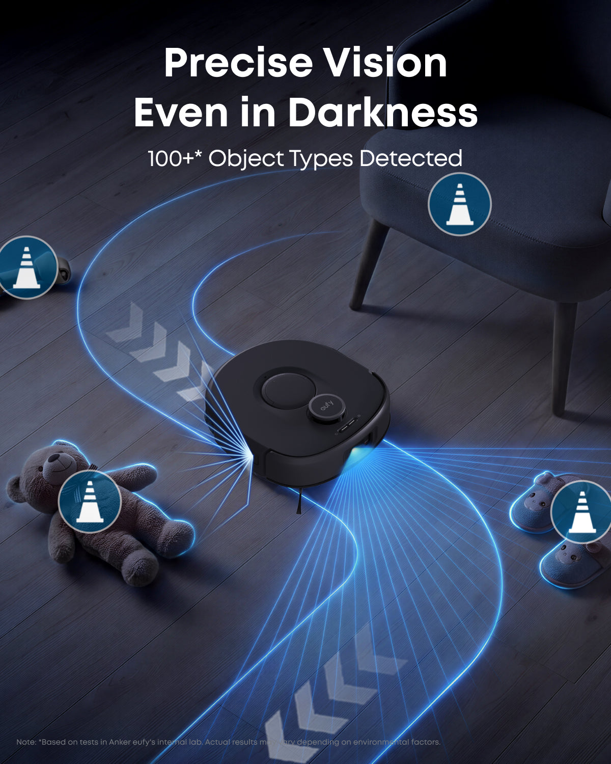 eufy C30 Edge Robot Vacuum and Mop Combo, 35,000 Pa, Edge-to-Edge Mop