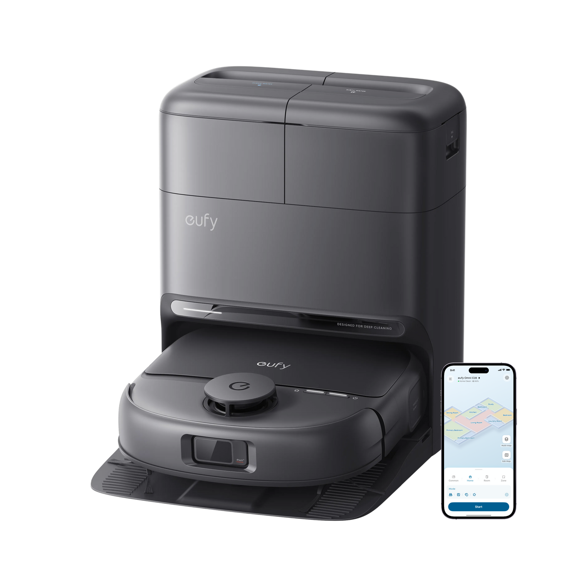 eufy Omni C28 Robot Vacuum & Mop with All-in-One Station